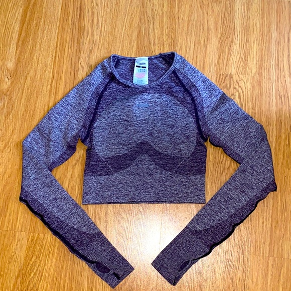 Gymshark Tops Gymshark Flex Sports Long Sleeve Crop Top Gym Top